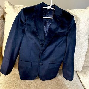 Boys velvet blazer